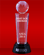 International Finance Magazine versiyasi bo‘yicha 2014 yilda Osiyoning eng yaxshi ECN brokeri