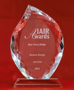 IAIR Awards версияси бўйича 2014 йилда Шарқий Европанинг энг яхши брокери